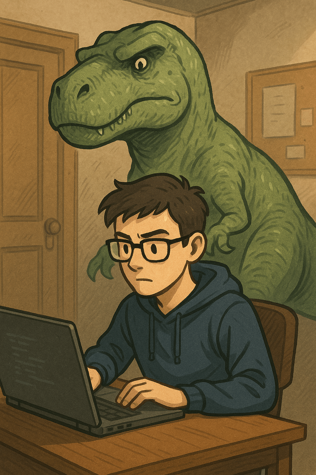 Dinosaur in the room