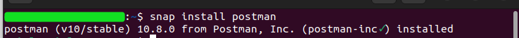Comanda para instalar Postman en Ubuntu